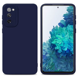 Cadorabo Case for Samsung Galaxy S20 FE Protective Cover made of flexible TPU Etui silicone - FLUID DARK BLUE