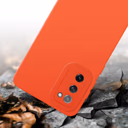 Cadorabo Case for Samsung Galaxy S20 FE Protective Cover made of flexible TPU Etui silicone - FLUID ORANGE