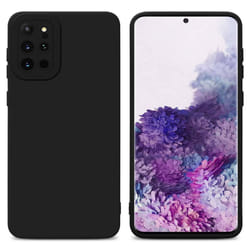 Cadorabo Case for Samsung Galaxy S20 PLUS Protective Cover made of flexible TPU Etui silicone - FLUID BLACK