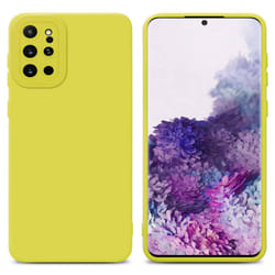 Cadorabo Case for Samsung Galaxy S20 PLUS Protective Cover made of flexible TPU Etui silicone - FLUID YELLOW