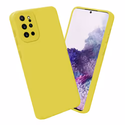 Cadorabo Case for Samsung Galaxy S20 PLUS Protective Cover made of flexible TPU Etui silicone - FLUID YELLOW