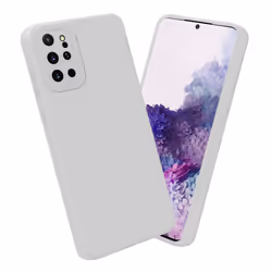 Cadorabo Case for Samsung Galaxy S20 PLUS Protective Cover made of flexible TPU Etui silicone - FLUID WHITE