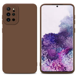 Cadorabo Case for Samsung Galaxy S20 PLUS Protective Cover made of flexible TPU Etui silicone - FLUID BROWN