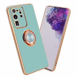 Cadorabo Case for Samsung Galaxy S20 ULTRA with ring Protective Cover made of flexible TPU silicone, with camera protection - ...