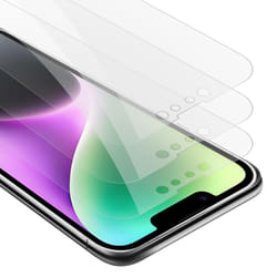 Cadorabo Tempered Glass for Apple iPhone 14 PRO Screen Protection 3D Touch 9H Hardness Display Saver Protective Film
