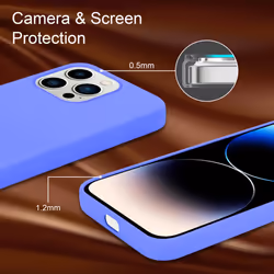 Cadorabo Case for Apple iPhone 14 PRO MAX Cover Protection TPU Silicone Gel - LIQUID LIGHT PURPLE
