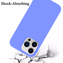 Cadorabo Case for Apple iPhone 14 PRO MAX Cover Protection TPU Silicone Gel - LIQUID LIGHT PURPLE