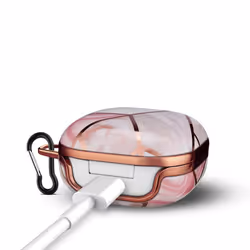 Cadorabo Case for Samsung Galaxy Buds PRO / LIVE / Buds 2 Headphone Case - Pink Marble