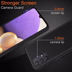 Cadorabo Case for Samsung Galaxy A32 5G Cover Matt Protection Hard Case Shockproof hard Case TPU