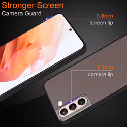 Cadorabo Case for Samsung Galaxy S21 5G Cover Matt Protection Hard Case Shockproof hard Case TPU