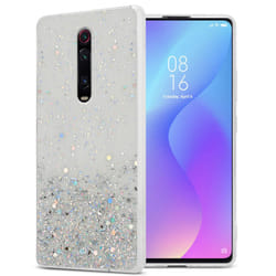 Cadorabo Case for Xiaomi Mi 9T / Mi 9T PRO / RedMi K20 / RedMi K20 PRO Cover Protection TPU Silicone Gel Back Case with sparkling glitter