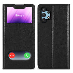 Cadorabo Case for Samsung Galaxy A32 4G Cover Book Wallet Protection PU Leather Flip Magnetic Smart View Etui