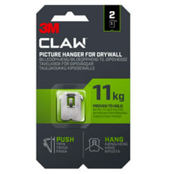 3M Claw Drywall Picture Hanger Push & Hang Holds 25 Lbs (11kg) 2pk