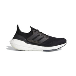 adidas Ultraboost 21 Men's Road Running Shoes, CoreBlack/CoreBlack/GreyFour - 8 UK