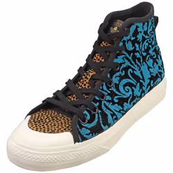 adidas Nizza Hi Rf Mens Fashion Trainers in Black Multicolour - 6