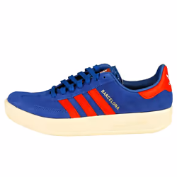 adidas Barcelona Mens Fashion Trainers in Blue Red - Size 8 UK