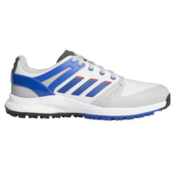 adidas Golf Mens 2022 EQT SL Lightweight Spikeless Sport Textile Golf Shoes - UK 7, Ftwr White/Royal Blue/Grey