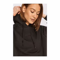 adidas Originals Cosy Must Haves Womens Hoodie Hooded Sweatshirt Black H33337 - UK4