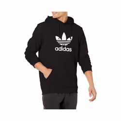 ADIDAS TREFOIL Mens Hoodies Sweatshirts - Black, S