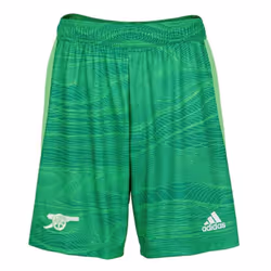 Arsenal 2021-2022 Home Goalkeeper Shorts (Solar Lime) - Kids - MB