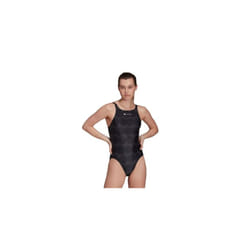 Womens adidas x Marimekko SH3 Ro Rae Primblue Swimsuit Black GT1824 - UK28