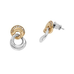 Skagen Kariana Dangle & drop earrings Stainless steel Gold, Silver