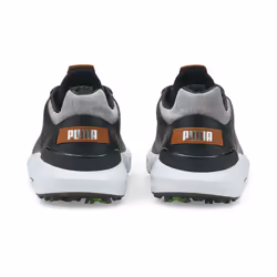 Puma Golf 2024 Mens IGNITE ARTICULATE Leather Soft Spiked Waterproof Golf Shoes - UK 8, Black/Silver