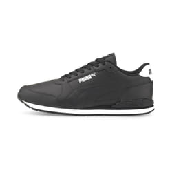 PUMA Unisex Sneaker  Black Black White  11.5 US Men