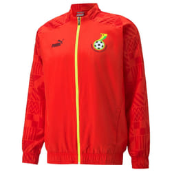 2022-2023 Ghana Prematch Jacket (Red) - M