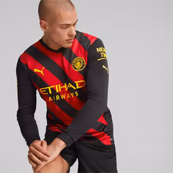 PUMA 765723_02_XXL, Black/Tango Red, XXL, V-neck, Regular fit, 1 pc(s)