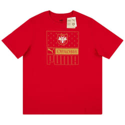 2022-2023 Serbia Ftbl Core Tee (Red) - M
