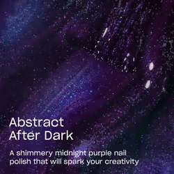 OPI Nail Lacquer Abstract After Dark | Opaque Dark Purple Shimmer Chip Resistant Nail Polish | Downtown LA Collection