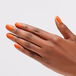 OPI Infinite Shine Bright on Top of It | Opaque Dark Orange Crme Long Wear Gel Like Nail Polish | Vegan  Long Lasting  Streak Free