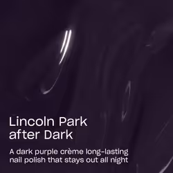 OPI Infinite Shine Lincoln Park after Dark | Opaque Dark Purple Crme Long Wear Gel Like Nail Polish | Vegan  Long Lasting  Streak Free