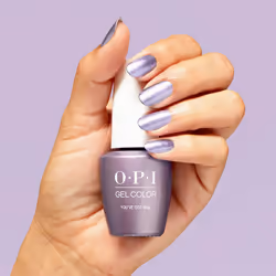 OPI GelColor You've Got Nail | Opaque Dark Purple Metallic UV Cure Gel Nail Polish | Metallic Mega Mix Collection