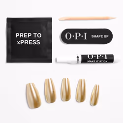 Opi xPRESS/ON Artificial Nails Nail Art #Break the Gold - Additional view 2