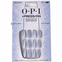 OPI xPRESS/ON Press On Nails Up to 14 Days of Gel-Like Salon Manicure Vegan Sustainable Packaging With Nail Glue Long Bl ...