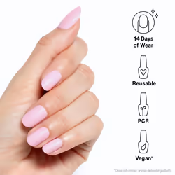 OPI xPRESS/ON Press On Nails  Up to 14 Days of Wear  Gel-Like Salon Manicure  Vegan  Sustainable Packaging  With Nail Glue  Short Pink Nails  Mod Abou