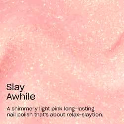OPI Infinite Shine Slay Awhile | Sheer Pastel Light Pink Shimmer Long Wear Gel Like Nail Polish | OPI'm Dreaming Collection