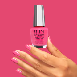 OPI Infinite Shine Glossed in Your Thoughts | Sheer Bright Pink Shimmer Long Wear Gel Like Nail Polish | OPI'm Dreaming Collection