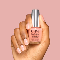 OPI Infinite Shine Suzi's Pedicure Throne | Sheer Pastel Coral Shimmer Long Wear Gel Like Nail Polish | OPI'm Dreaming Collection