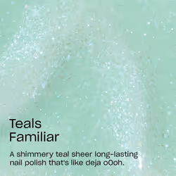 OPI Infinite Shine Teals Familiar | Sheer Pastel Mint Green Shimmer Long Wear Gel Like Nail Polish | OPI'm Dreaming Collection