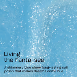 OPI Infinite Shine Living the Fanta-sea | Sheer Pastel Blue Shimmer Long Wear Gel Like Nail Polish | OPI'm Dreaming Collection