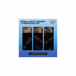 Nice'n Easy CrÃ¨me, Natural Looking Oil Infused Permanent Hair Dye, 1 Blackest Black