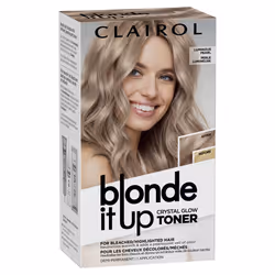 Clairol Blonde It Up Crystal Glow Toners Demi-Permanent Hair Dye  Luminous Pearl Hair Color  Pack of 1