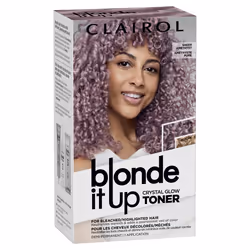 Clairol Blonde It Up Crystal Glow Toners Demi-Permanent Hair Dye Sheer Amethyst Hair Color Pack of 1