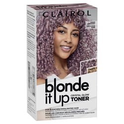 Clairol Blonde It Up Crystal Glow Toners Demi-Permanent Hair Dye  Sheer Amethyst Hair Color  Pack of 1