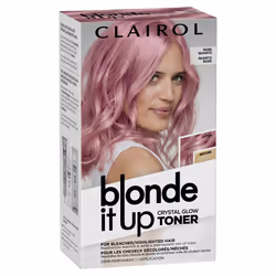 Clairol Blonde It Up Crystal Glow Toners Demi-Permanent Hair Dye Rose Quartz Hair Color Pack of 1