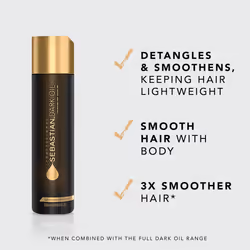 Sebastian Dark Oil Lightweight Conditioner Infused with Jojoba Oil and Argan Oil  8.4 oz