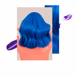Color Fresh Mask Fun color mask #blue - Additional view 4